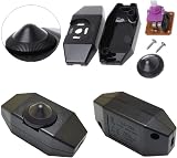 Jiuxuerim Inline Rotary Dimmer Switch Trailing Edge 220V-240V Black Plastic view 5