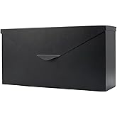 YEVVAIOC Wall-Mount Mailboxes for House Large Capacity Rustproof Metal Mailbox Heavy Duty Post Box Letters Waterproof Mail Bo