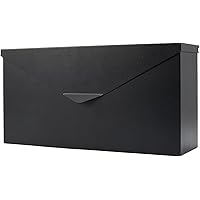 YEVVAIOC Wall-Mount Mailboxes for House Large Capacity Rustproof Metal Mailbox Heavy Duty Post Box Letters Waterproof Mail Bo