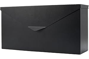 YEVVAIOC Wall-Mount Mailboxes for House Large Capacity Rustproof Metal Mailbox Heavy Duty Post Box Letters Waterproof Mail Bo