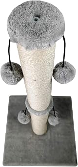 Dimaka 74cm Tall Cat Scratching Post Natural Sisal Rope Vertical Tree view 4