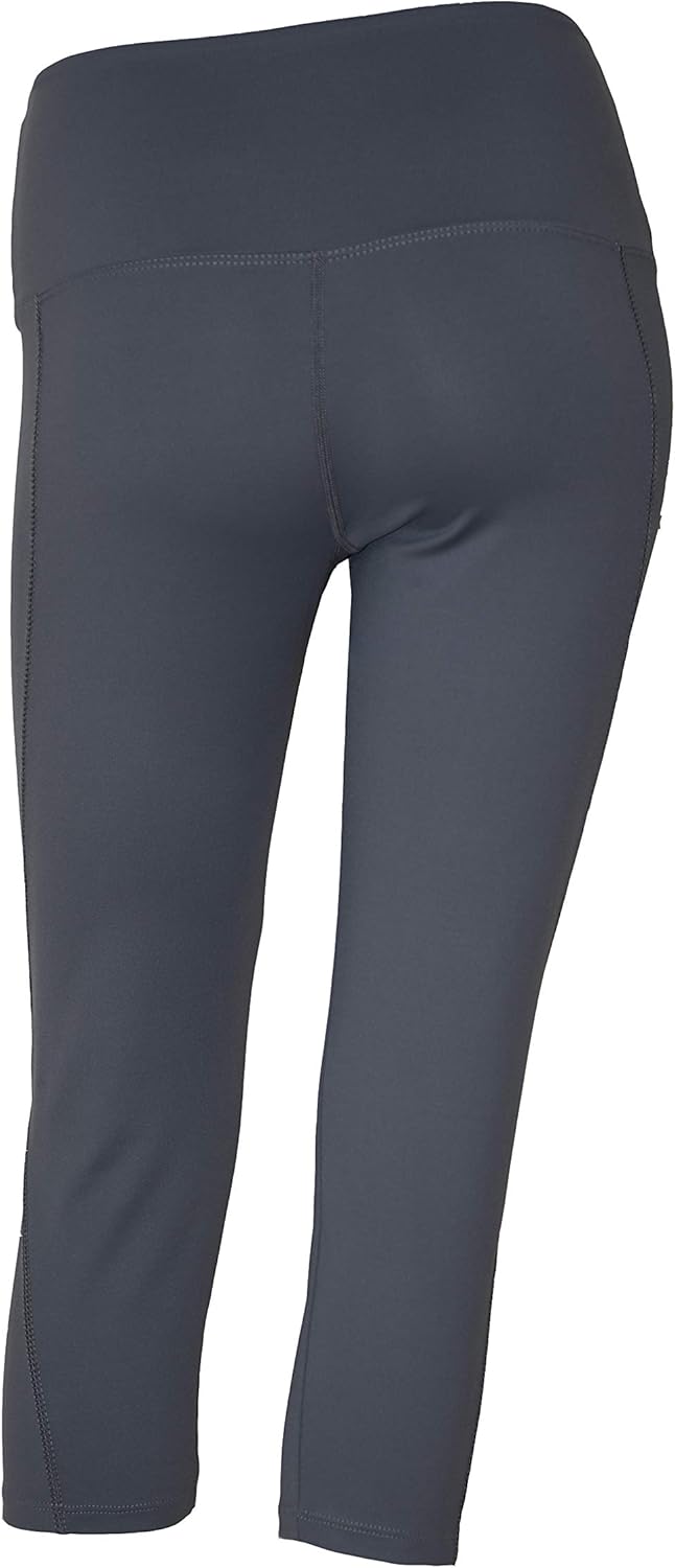 Private Island Women UPF 50+ Beach Capri Shorts Pants Swimsuit Pocket Bathing Swim Rash Guard Bottom: Clothing