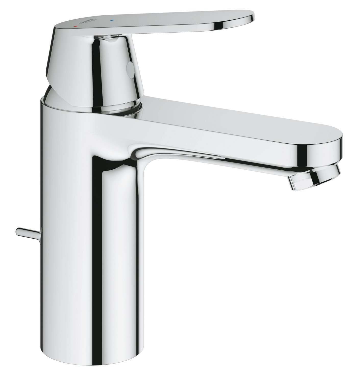 GROHE 2339600E Eurosmart Cosmopolitan Bathroom Tap with Pop-Up Waste Set, Medium High Spout