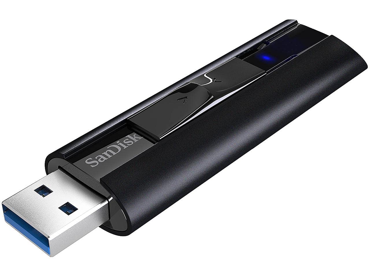 SanDisk 512GB Extreme PRO USB 3.2 Solid State Flash Drive, up to 420 MB/s read speeds, up to 380 MB/s write speeds, password protection, RescuePRO data recovery software, durable casing