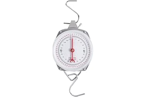 Yogayet Mechanical Hanging Scales 110lb/50kg, High Accuracy Spring Dial Weight Scale for Kitchen Fishing Hunting Farms