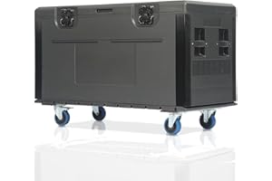 ECGOIOE Cable Trunk Road Case with Wheels 44" x 22" x 24" Professional Stackable Heavy Duty ATA Rolling Road Case for DJ Equipment Storage Transport Touring with Casters