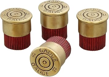 4 Pc Set 12 Gauge Shotgun Shell Drawer Cabinet Pull Knob