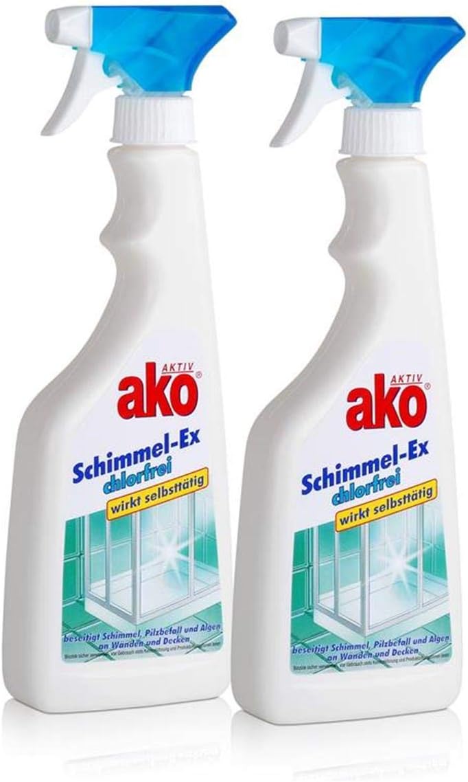 Ako Schimmelentferner Schimmel Ex 500ml Spruhflasche Chlorfrei 2er Pack Amazon De Kuche Haushalt