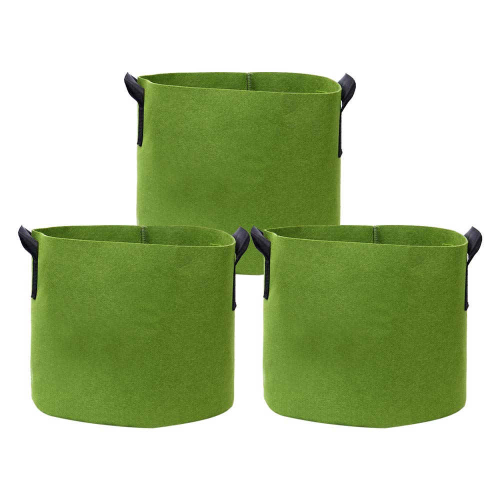 Jardinería 15 Gallon Juego de Bolsas de Cultivo para Plantar con
