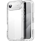 AICase for iPhone 17 AIR Case Clear 3 in 1 Heavy Duty Drop Protection Full Body Rugged Shockproof/Dust Proof 3-Layer Military Protective Tough Durable Cover for iPhone 17 AIR 6.7"_3