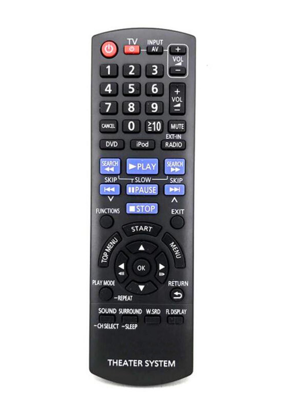 Amazon.com: Meide N2QAYB000624 Remote Control For Panasonic TV DVD Player  AV Home Theater System SC-XH150 SA-XH150: Home Audio & Theater