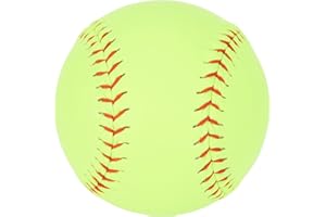 12 Inch Optic Yellow Softball For Accurate Throws And Easy Tracking