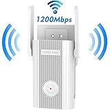 AC1200 WiFi Extender,Wavlink Dual Band 2.4GHz and 5GHz Available Wireless Range Repeater Signal Amplifier Booster for Home Office with 2 x External Antennas,WPS,DHCP,Online Firmware Upgrade