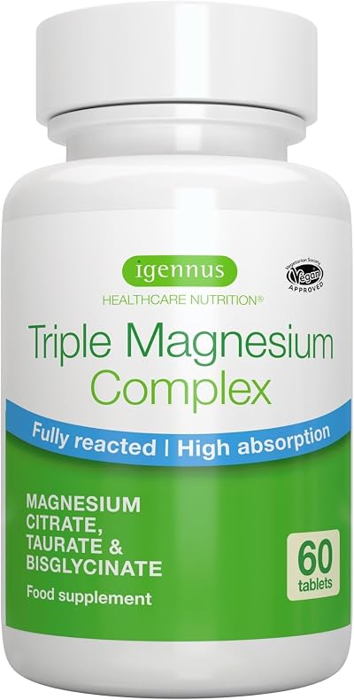 Igennus Superior Magnesium Complex 262mg - Glycinate, Citrate & Taurate
