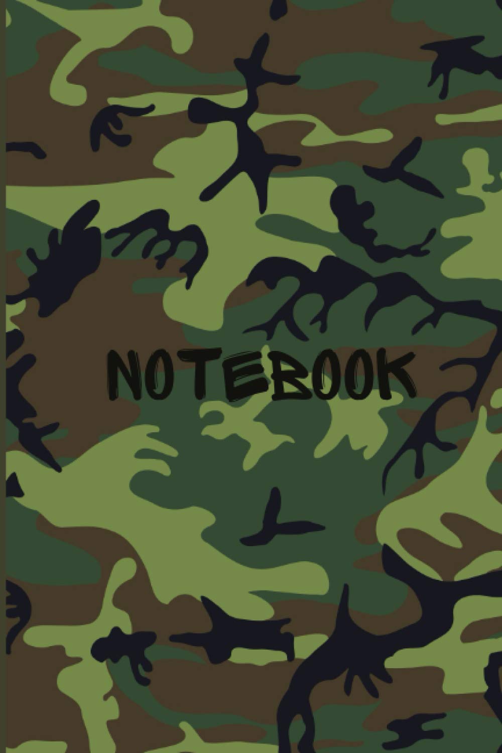 NOTEBOOK: Army notebook with 120 lined pages 6” x 9” perfect for everyday use | A journal with perfectly spaced lines to leave plenty of room for writing | Army composition notebook