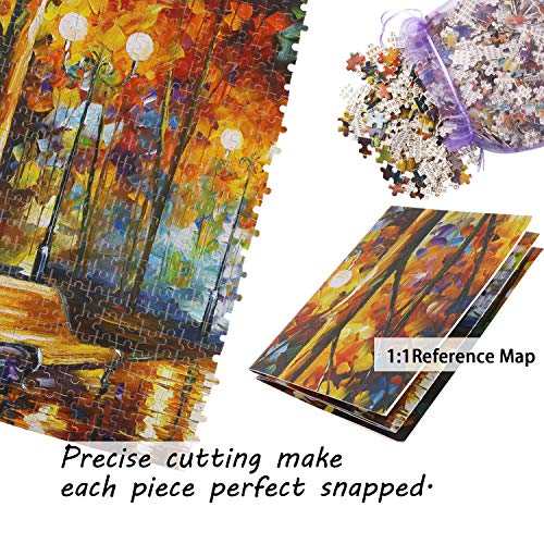 Hartop Wooden Jigsaw Puzzles 1000 Pieces for Adults, Scenery Landscape
