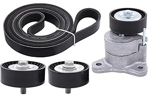 ApplianPar Serpentine Belt Component Kit Idler Pulley Tensioner Assembly for Chrysler 200 for Dodge Journey for Jeep Compass