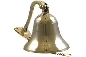 4" Brass Ship Bell - Polished Nautical Decoration