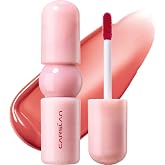 CARSLAN Dewy Lip Tint, 12H Long-Lasting Hydrating Glossy Lip Stain, G03 | 12H Color Wear, High-Pigment Glass-Like Shine, Transfer-Resistant, Lightweight Watery Texture &amp; Smooth Non-Sticky Feel
