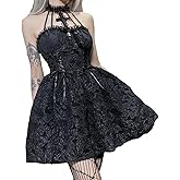 GK-O Japanese Harajuku Lolita Kawaii Club Party Neck Sleeveless Sexy Dress Halloween Costume Vampire Witch Mini Dresses