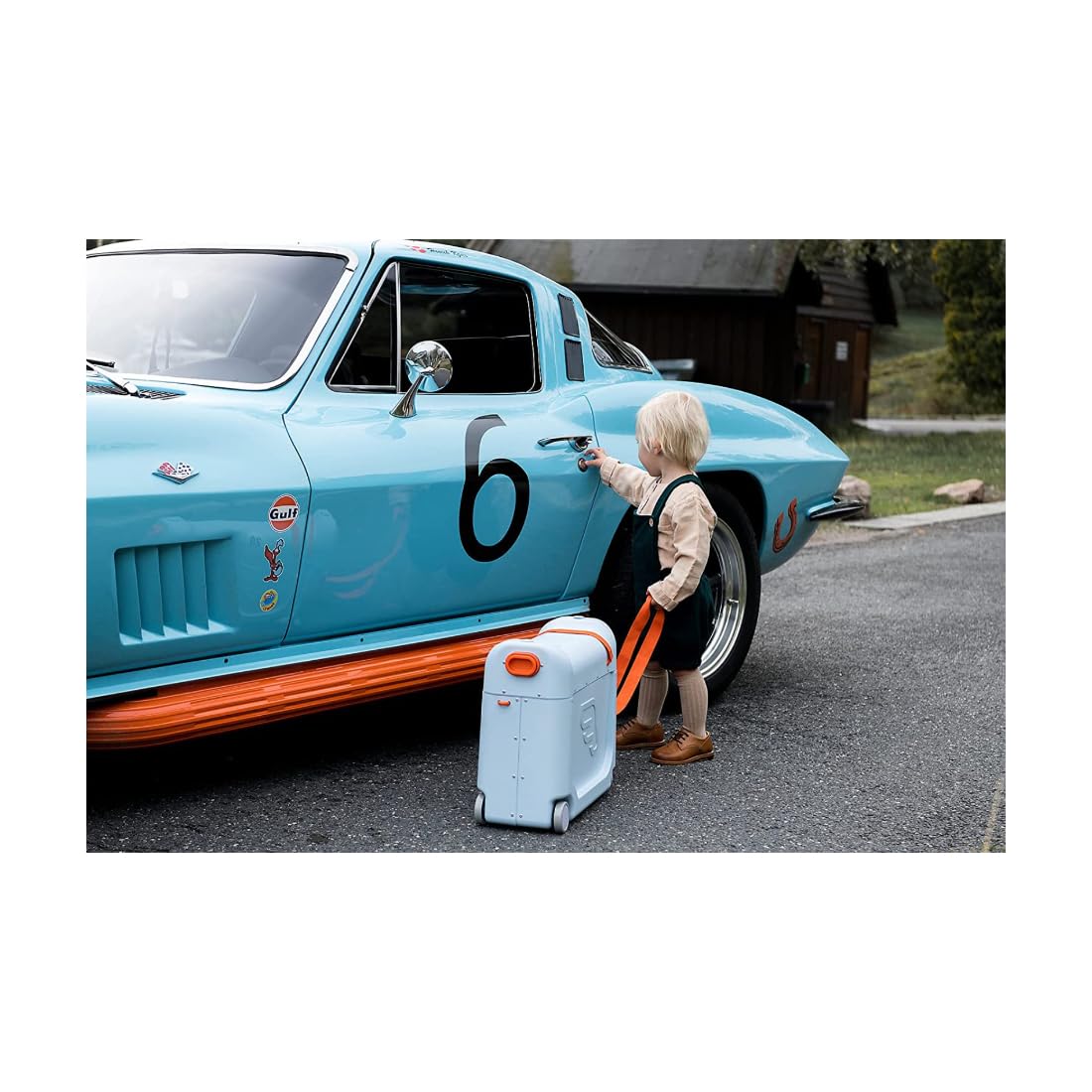 Stokke JetKids BedBox Green Kindergepäck, Blue Sky, 8-10 - 18