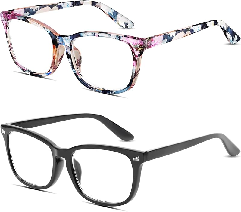 COOLOO Blue Light Blocking Glasses Anti Glare TR90 Frames Lightweight