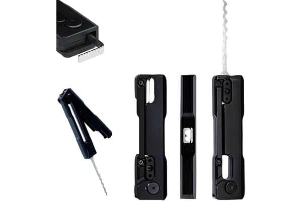 Crovakeu Professional Lock Pick Set - 1-Piece Compact Locksmith Tools Kit with Practice Locks for Beginners & Pros - Portable