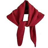 TYATVS Knitted Triangle Scarf for Women Y2k Head Scarf Downtown Girl Aesthetic Accessories Streetwear Triangle Shawl