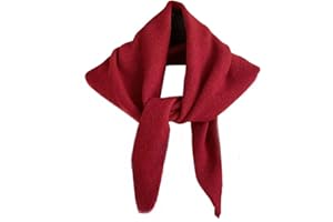 TYATVS Knitted Triangle Scarf for Women Y2k Head Scarf Downtown Girl Aesthetic Accessories Streetwear Triangle Shawl