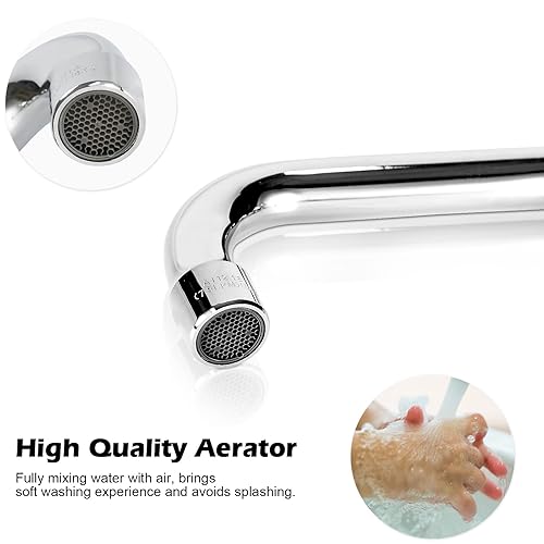 Leak-Free Commercial Bar Sink Faucet 8 Swivel Spout Togo