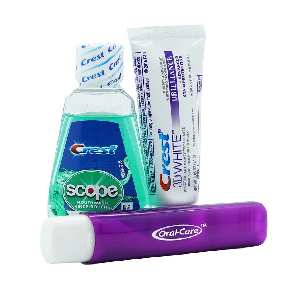 10 Piece Resealable Men's Travel Kit