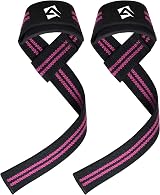 AQF Weight Lifting Straps 60CM Cotton Gym Wrist Straps Neoprene Padding view 2