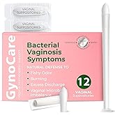 Bacterial Vaginosis Treatment | BV Treatment For Women | Boric Acid Suppositories For Women | Natural Homeopathic for Odor, Itching, Discharge, BV, and Vaginal Microbiota Imbalance | 12 Suppositories