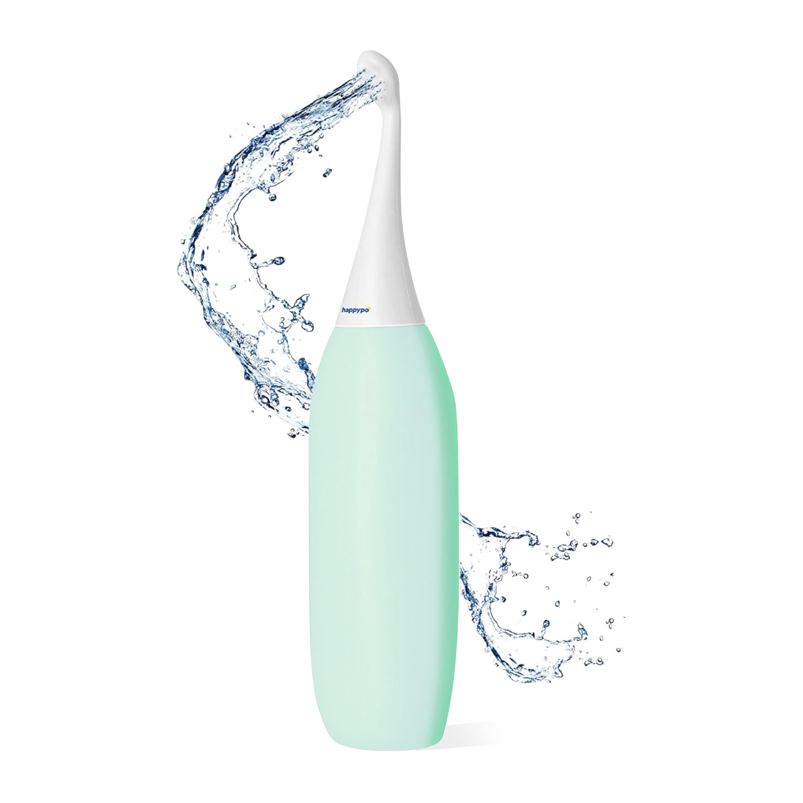 Photo 1 of HappyPo The Original Portable Bidet - 300ml Peri Bottle for Moms, Women, and Anyone on The Go - Easy-Bidet 2.0 for Postpartum Care, Travel, Personal Hygiene - Poop Cleaning and Feminine Care (Mint)
