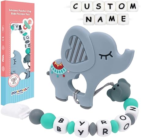 personalised baby soother chains