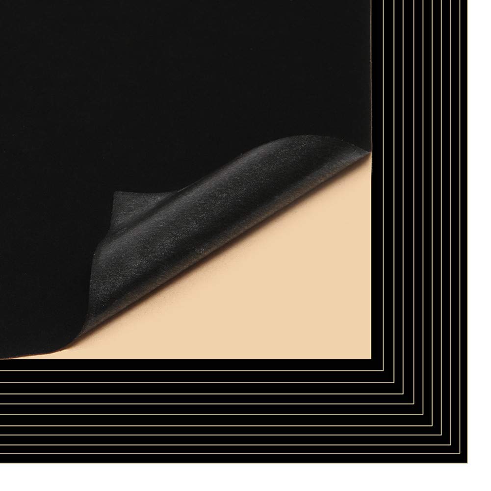 10PCS Self Adhesive Felt, DIY Self Adhesive Fabric for Art & Crafts, Peel and Stick Felt for Drawer and Jewelry Box Felt Liner, A4 Size (8.3