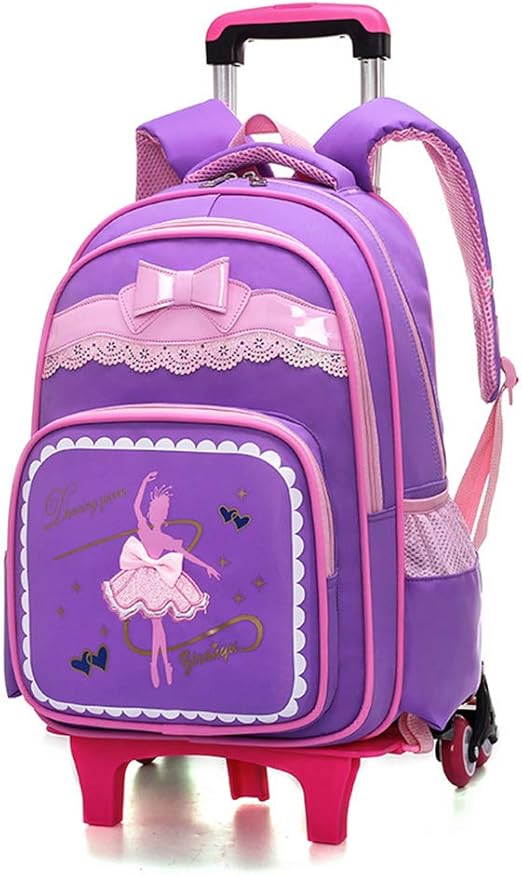 school bags on wheels for girls primary school,