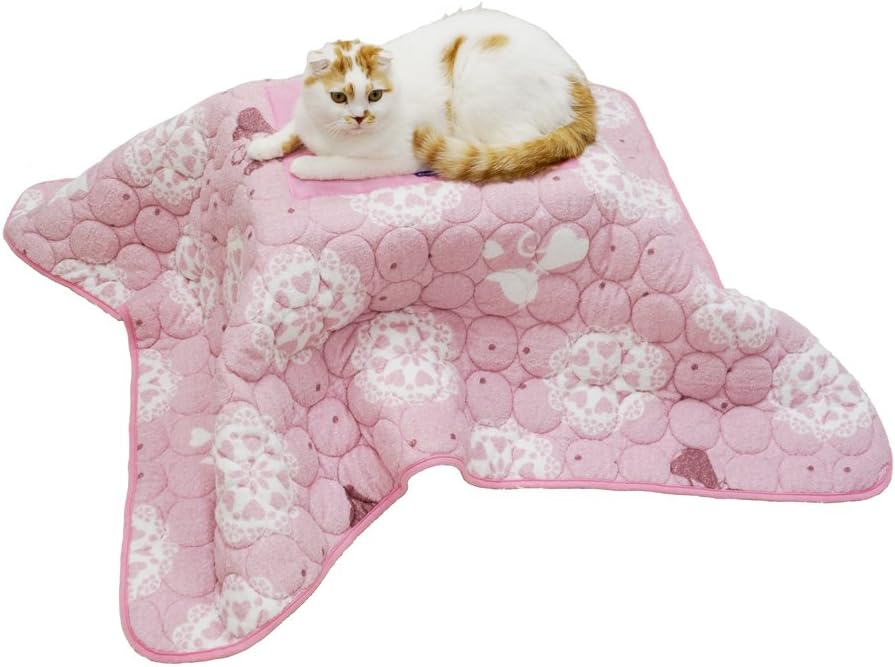 Dogs & Cats for heater. Calibration Tiemann (CattyMan) dream kotatsu body & comforter set. Color: Milky Pink