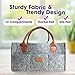 Baby Diaper Caddy Organizer, Nursery Storage Tote Bag, Diaper Storage Basket for Changing Table, Portable Car Travel Bin, Must Haves for Boy or Girl Baby Registry, by Baby Republic (Gray)