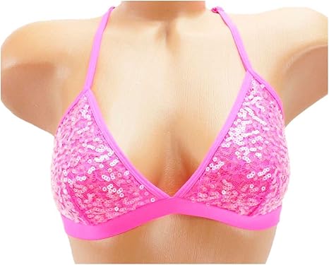 pink triangle bralette