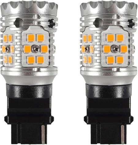 Amazon 超爆光 ハイフラ防止 Led ウインカー バルブ アメ車 3156 T25 シングル球 アンバー 1860lm 特殊キャンセラー内蔵 12v 2個セット 車 バイク 車 バイク