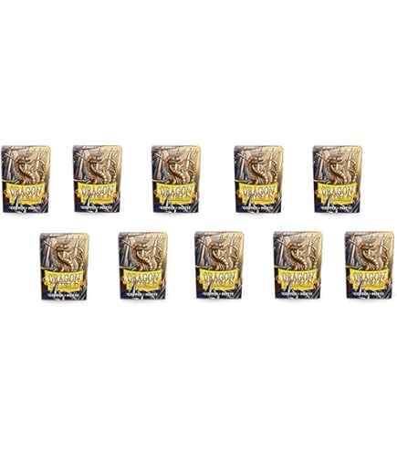 Dragon Shield Matte Silver Japanese Card Sleeves - 10 Pack 60ct Display Case