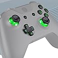 eXtremeRate Multi-Colors Luminated D-pad Thumbsticks Start Back ABXY Buttons (DTF) LED Kit for Xbox One Standard, Xbox One S X Controller with Black Classical Symbols Buttons - Controller NOT Included