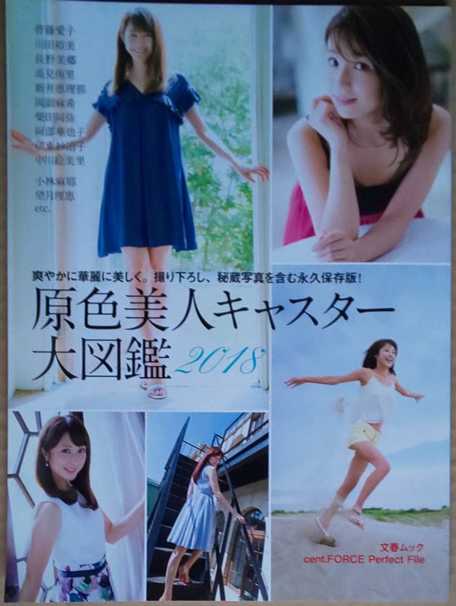 Amazon 新井恵理那直筆サイン入り原色美人キャスター大図鑑 18 生写真 皆藤愛子 おもちゃ おもちゃ