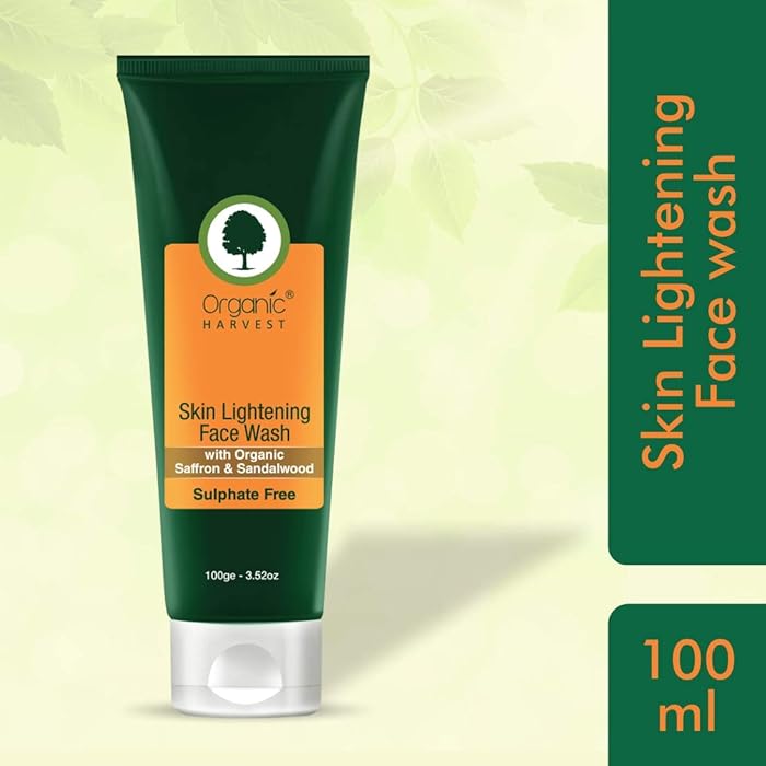 organic harvest skin lightening face wash