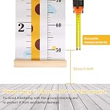 Outivity Baby Height Growth Chart Ruler 64 in Canvas Wood Wall Hanging view 2
