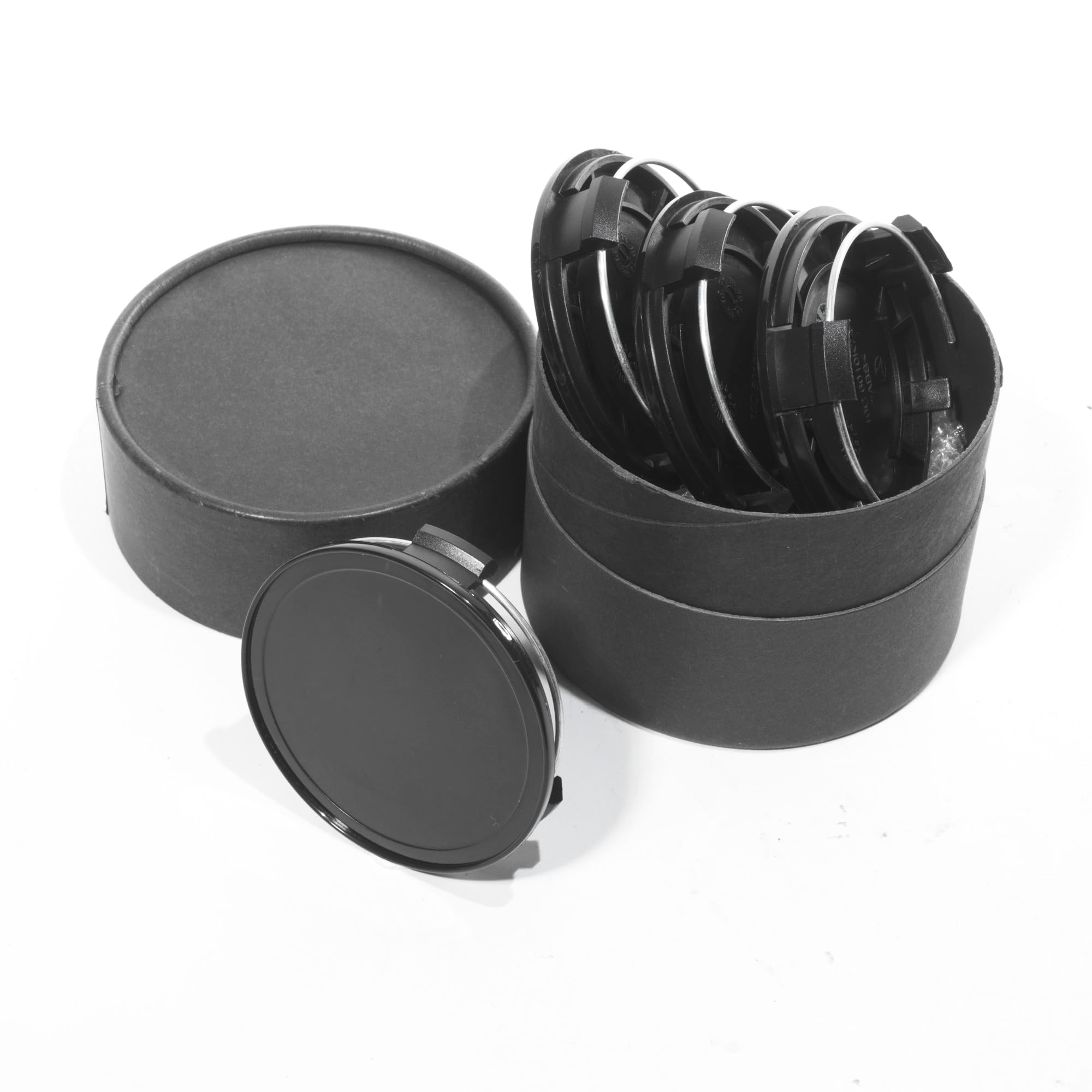 thumbnail image 2 of 4PCS Wheel Center Caps 75mm Outer Diameter Scratch And Rain Proof Excellent Sealing For Vehicles 2 of 13