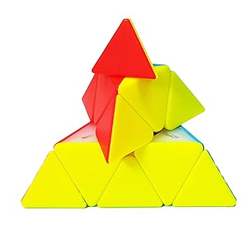 CloudMart4u The Ultimate Pyramid Rubix Cube - Brand New Innovative Design - Stylish Toy