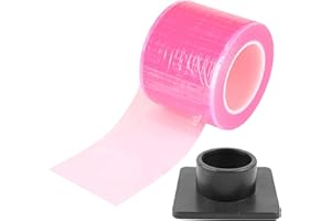 OMNIA ONE CORPORATION 2Roll (2400 Sheets) Dental Grade Pink Barrier Film 4" x 6" by Omnia ONE | Disposable Protective Plastic Adhesive Barrier Film Tape for Dental, Medical, Tattoo Parlor