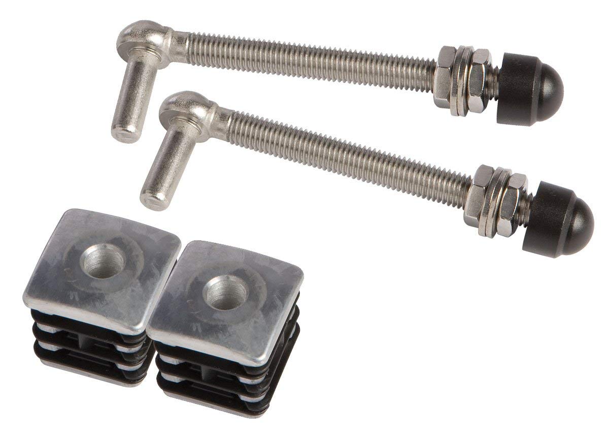 2 x M12 Hinge for Gates with Reinforced Cap - 150 mm Shaft